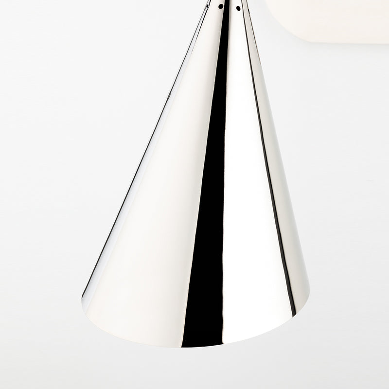 Lupe Wall Sconce By Mitzi - Polished Nickel Closer View