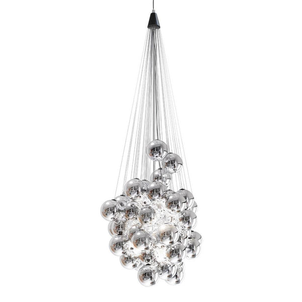 Metalized Stochastic LED Multi-light Pendant by Luceplan