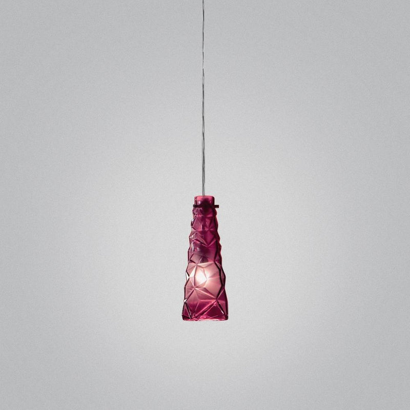 Chaotic Pendant by Sylcom, Color: Amethyst, Size: Small,  | Casa Di Luce Lighting