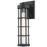 Mesa Wall Light By Troy Lighting, Size: Large, Finish: Texture Black
