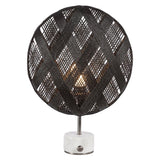 Chanpen Diamond Table Lamp by Forestier, Color: Black, Finish: Gunmetal - Tech, Size: Large | Casa Di Luce Lighting