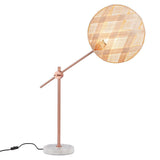 Chanpen Diamond Desk Lamp by Forestier, Color: Natural-Forestier, Finish: Copper, Size: Large | Casa Di Luce Lighting