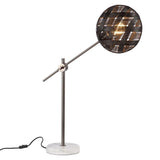 Chanpen Diamond Desk Lamp by Forestier, Color: Black, Finish: Gunmetal - Tech, Size: Small | Casa Di Luce Lighting