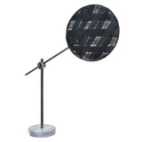 Chanpen Diamond Desk Lamp by Forestier, Color: Black, Finish: Gunmetal - Tech, Size: Large | Casa Di Luce Lighting