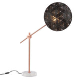 Chanpen Hexagon Desk lamp by Forestier, Color: Black, Finish: Copper, Size: Large | Casa Di Luce Lighting