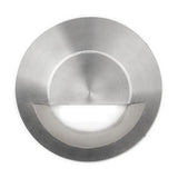 LED Circle Step Light by W.A.C. Lighting, Finish: Steel Stainless, Color Temperature: 3000K,  | Casa Di Luce Lighting