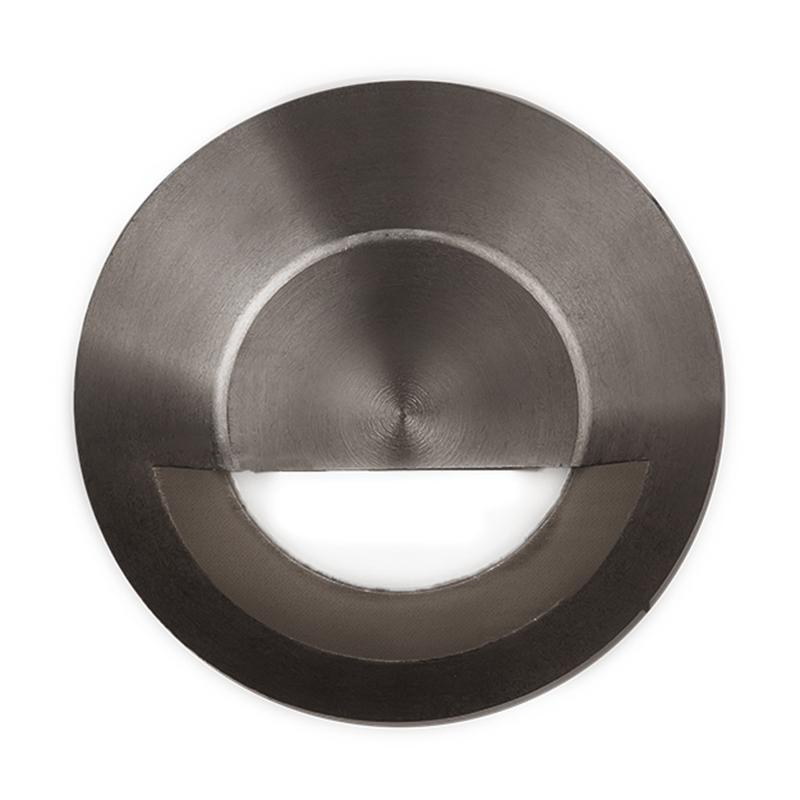 LED Circle Step Light by W.A.C. Lighting, Finish: Bronzed Stainless Steel, Color Temperature: 2700K,  | Casa Di Luce Lighting