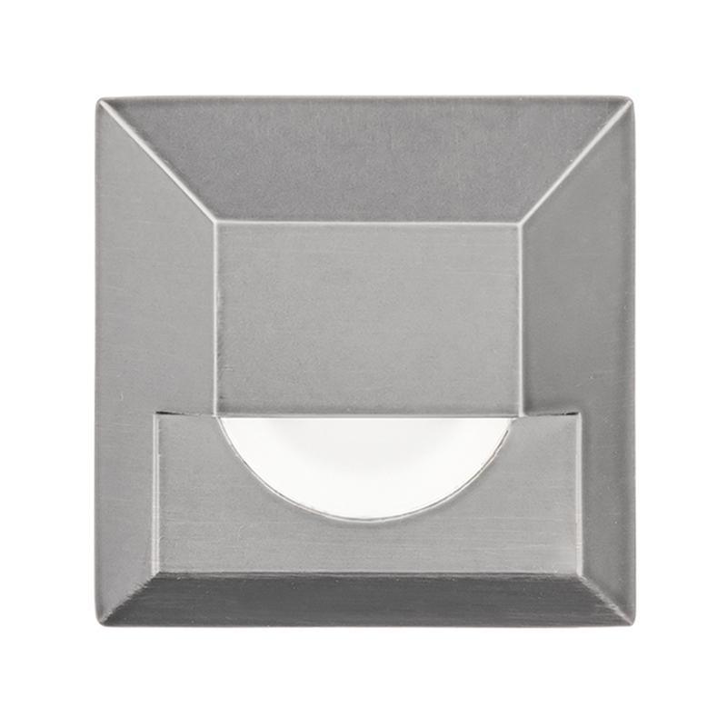 LED Square Step Light by W.A.C. Lighting, Finish: Steel Stainless, Color Temperature: 3000K,  | Casa Di Luce Lighting