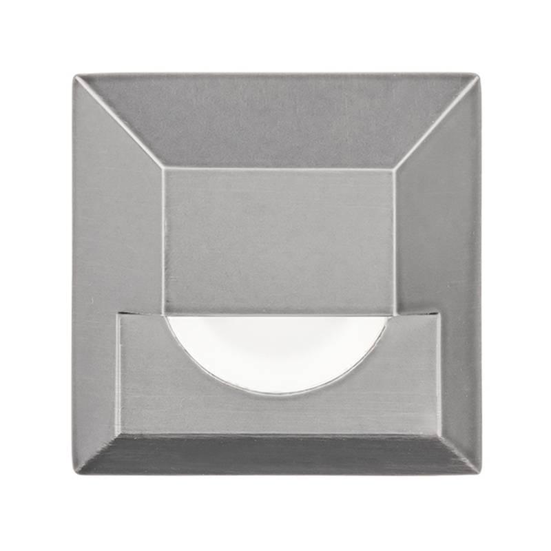 LED Square Step Light by W.A.C. Lighting, Finish: Steel Stainless, Color Temperature: 2700K,  | Casa Di Luce Lighting