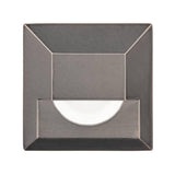 LED Square Step Light by W.A.C. Lighting, Finish: Bronzed Stainless Steel, Color Temperature: 3000K,  | Casa Di Luce Lighting
