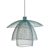 Blue Grey Small Papillon Suspension by Forestier