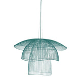 Blue Grey Large Papillon Suspension by Forestier
