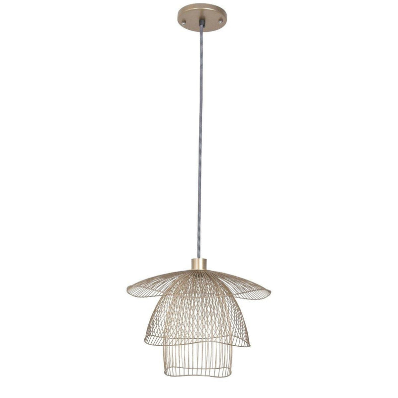 Champagne Small Papillon Suspension by Forestier