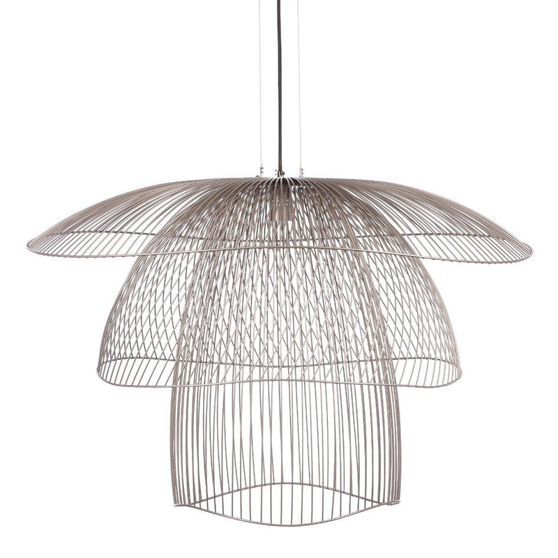 Taupe Metallic Large Papillon Suspension by Forestier