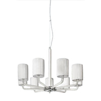 Can Can Chandelier by Sylcom, Color: Clear, Smoke - Vistosi, Grey, Blue, Ocean - Sylcom, Milk White Clear - Sylcom, Milk White Ivory - Sylcom, Amethyst, Number of Lights: 6, 9, 9 XL, 12,  | Casa Di Luce Lighting