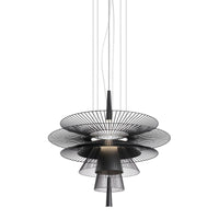 Gravity 1 Suspension by Forestier, Finish: Black, Gold, ,  | Casa Di Luce Lighting