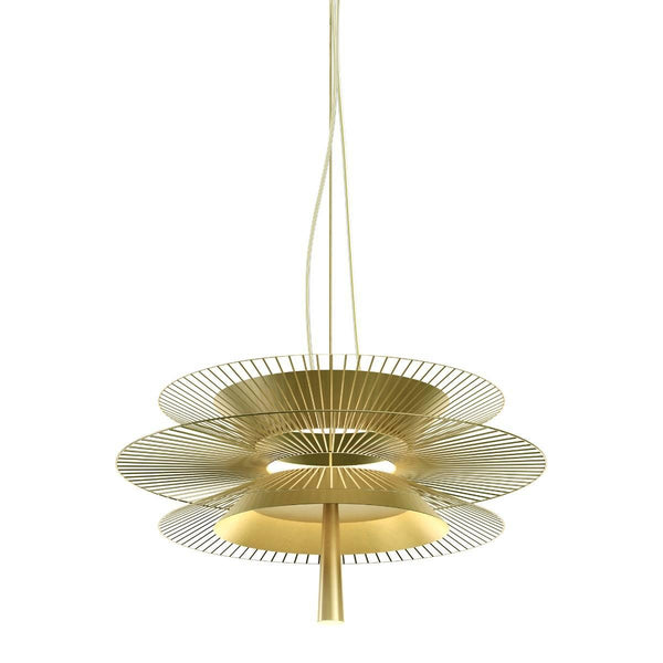 Gravity 2 Suspension by Forestier, Finish: Black, Gold, ,  | Casa Di Luce Lighting