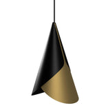 Cornet Pendant by UMAGE, Color: Black/Brass, Finish: Black,  | Casa Di Luce Lighting