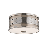 Gaines Flushmount by Hudson Valley, Finish: Historic Nickel-Hudson Valley, Size: Small,  | Casa Di Luce Lighting