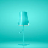 Birdie Table Lamp by Foscarini, Color: Aquamarine, Light Option: Fluorescent, Size: Mini | Casa Di Luce Lighting