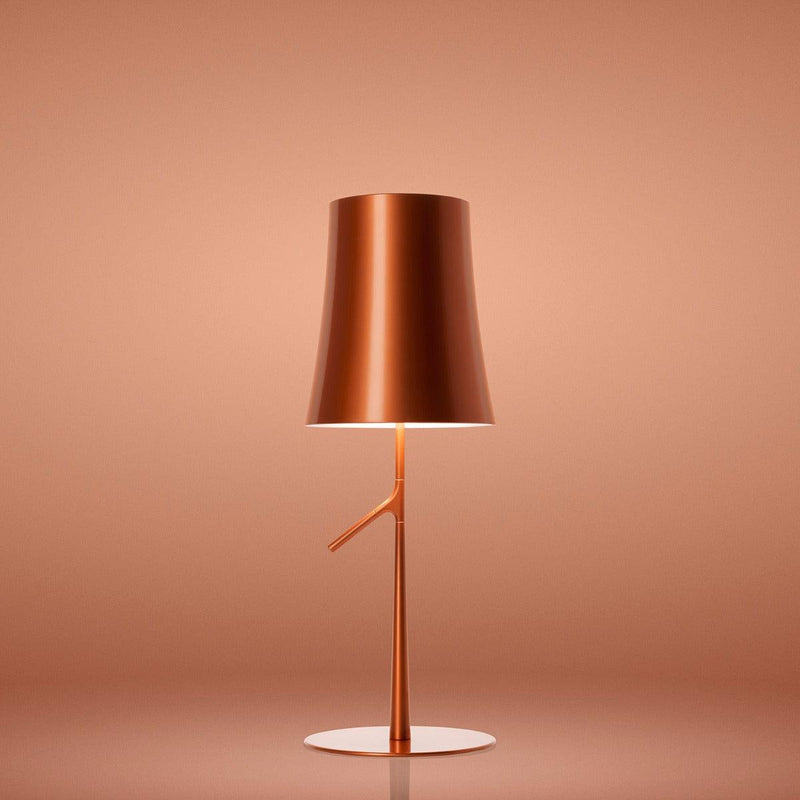 Birdie Table Lamp by Foscarini, Color: Copper, Light Option: Fluorescent, Size: Mini | Casa Di Luce Lighting