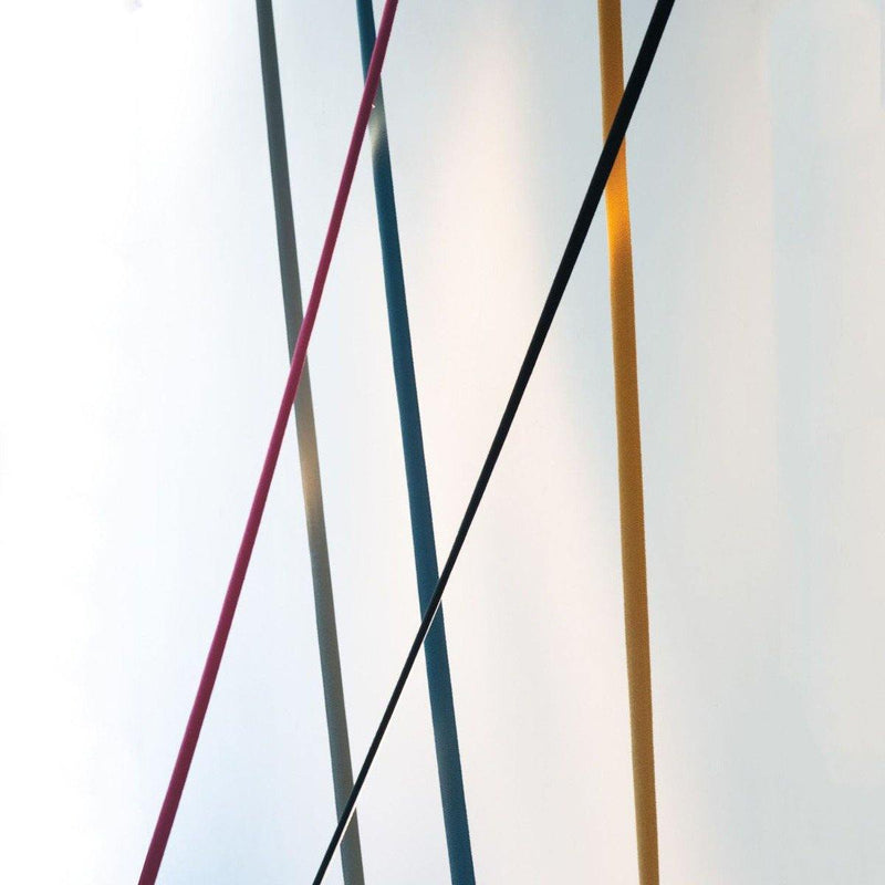 Elastica Floor Lamp by Martinelli Luce, Color: Black, Grey, Red, Yellow, Light Blue, ,  | Casa Di Luce Lighting