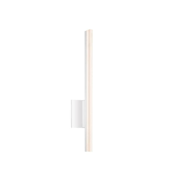 White Stiletto Dimmable LED Wall Sconce by Sonneman Lighting