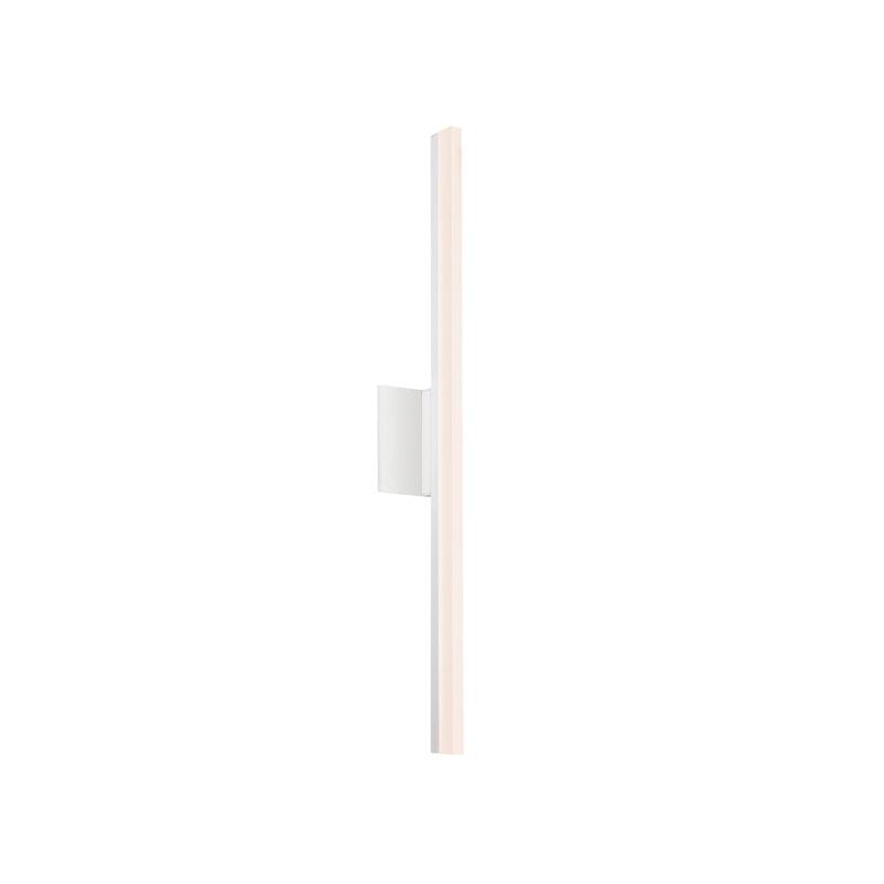 White Stiletto Dimmable LED Wall Sconce by Sonneman Lighting