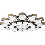 Large Shiny Gold Teo Ceiling Light by Italamp