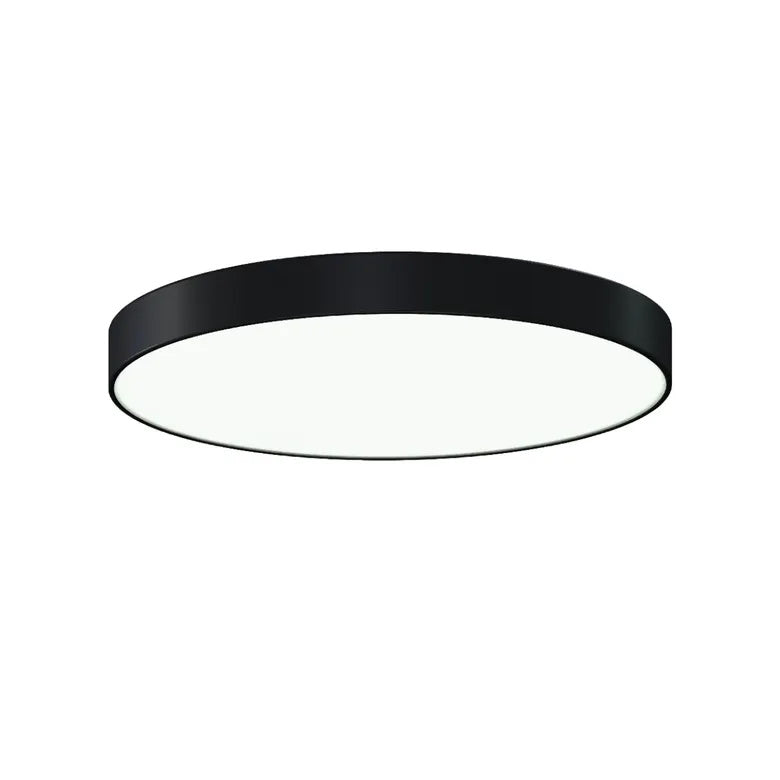 Pi LED Surface Mount By Sonneman Lighting,Size: 24 inch, Finish: Bright Satin Black