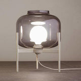Coco Table Lamp by Vesoi, Color: Fume-Slamp, Finish: Natural Brass,  | Casa Di Luce Lighting