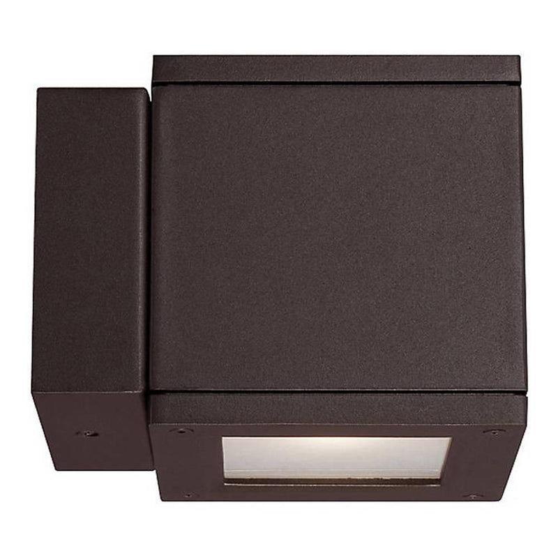 Bronze Rubix Outdoor Up and Down LED Wall Light by WAC Lighting