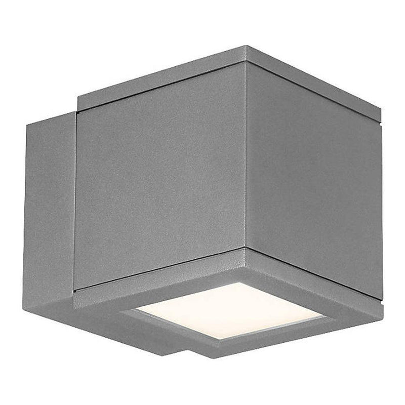 Graphite Rubix Outdoor Up and Down LED Wall Light by WAC Lighting
