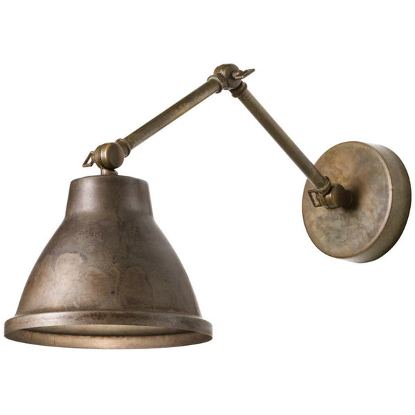 Brass/Iron Loft Wall Lamp by Il Fanale