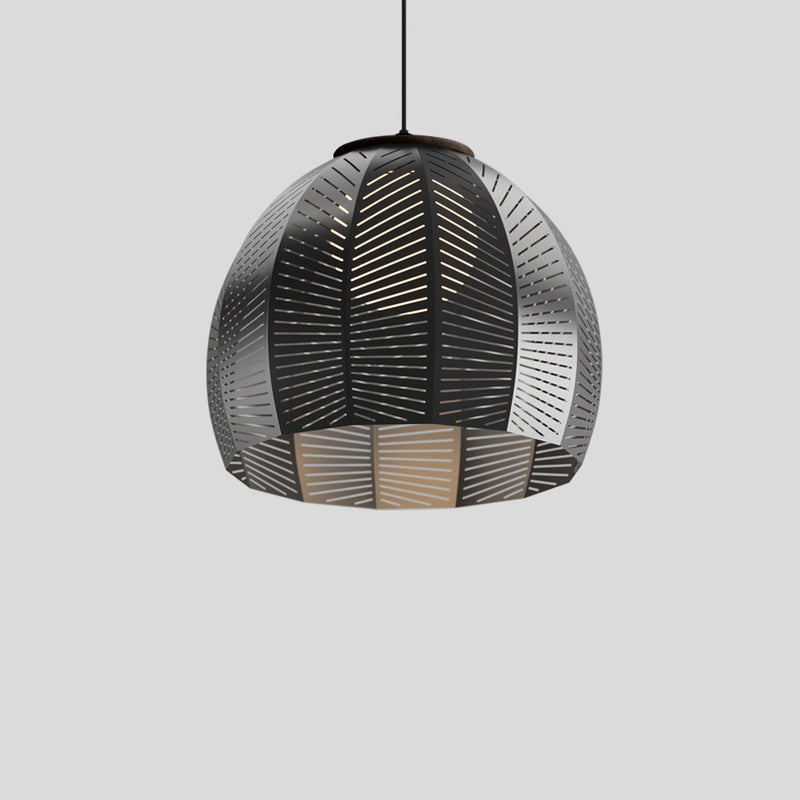 Amicus Pendant Light By Cerno, Size: Large, Finish: Textured Black Powdercoat