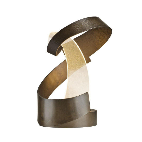 Encounter LED Table Lamp by Hubbardton Forge, Finish: White, Bronze, Dark Smoke-Hubbardton Forge,  Black, Oil Rubbed Bronze,  Natural Iron-Hubbardton Forge, Gold, Vintage Platinum-Hubbardton Forge, Soft Gold-Hubbardton Forge, Sterling-Hubbardton Forge, Modern Brass, Ink, , | Casa Di Luce Lighting