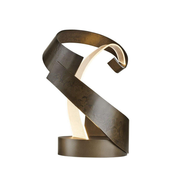 Encounter LED Table Lamp by Hubbardton Forge, Finish: White, Bronze, Dark Smoke-Hubbardton Forge,  Black, Oil Rubbed Bronze,  Natural Iron-Hubbardton Forge, Gold, Vintage Platinum-Hubbardton Forge, Soft Gold-Hubbardton Forge, Sterling-Hubbardton Forge, Modern Brass, Ink, , | Casa Di Luce Lighting