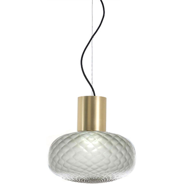 Frosted Grey Bloom 2 Pendant by Il Fanale
