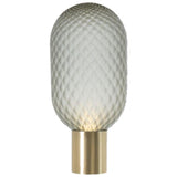 Frosted Grey Bloom Table Lamp by Il Fanale
