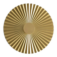 Small Natural Brass Plie Wall Sconce by Il Fanale
