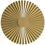 Large Natural Brass Plie Wall Sconce by Il Fanale