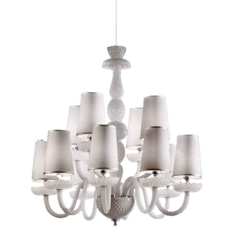 Chandelier 284 by Italamp, Color: White, Finish: Iron Grey-Italamp,  | Casa Di Luce Lighting