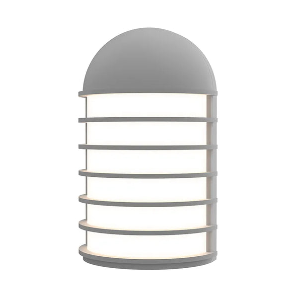 Lighthouse Indoor-Outdoor Wall Light, Size: Small, Finish: Textured Gray