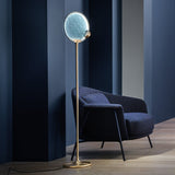 Horo Stl Floor Lamp By Masiero, Finish: Light Blue