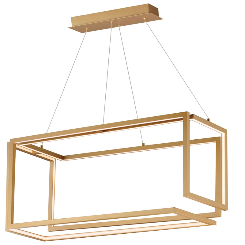 Penrose Linear Suspension By Studio M, Finish: Gold