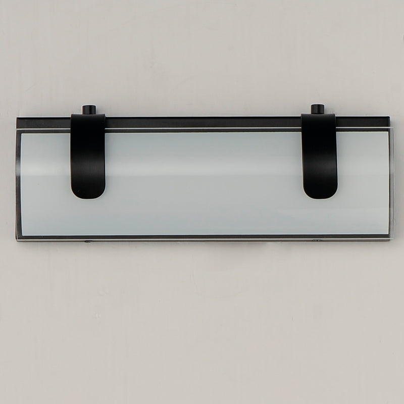 Clutch Vanity Light By ET2, Size: Small, Finish: Black