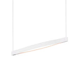 Ola LED Pendant By Sonneman Lighting, Finish: Satin White