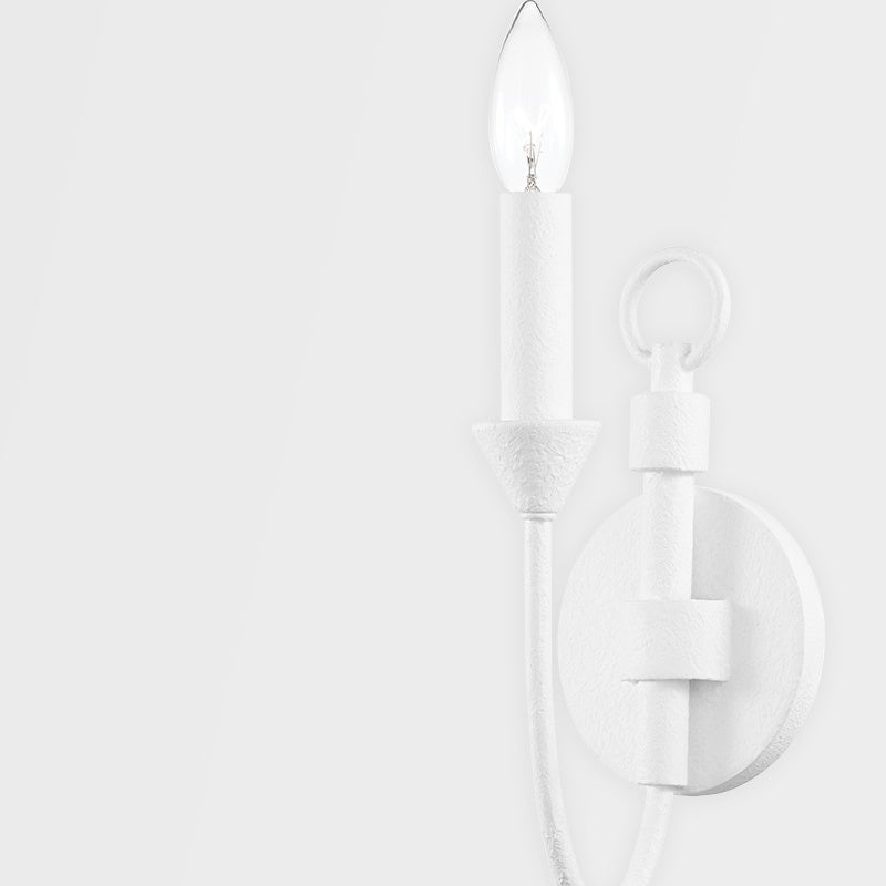 Cate Wall Sconce By Troy Lighting, Finish: Gesso White, Number of lights: 1 Light