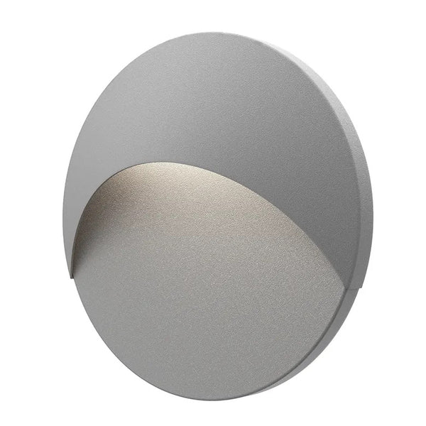 Ovos Indoor-Outdoor Wall Light By Sonneman Lighting, Finish: Textured Gray, Shape: Round