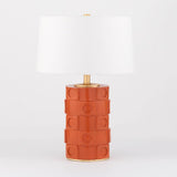 Athena Table Lamp by Mitzi, Finish: Burnt Orange/Gold Leaf Combo-Mitzi, Cream White/Gold Leaf Combo-Mitzi, Opal Grey/Gold Leaf Combo-Mitzi, ,  | Casa Di Luce Lighting